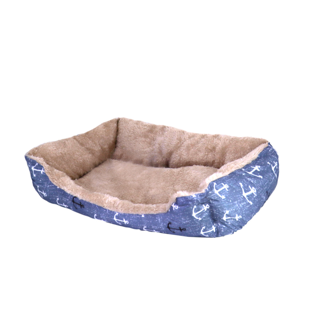 Cama para Mascota, color Azul, 38x24x11cm