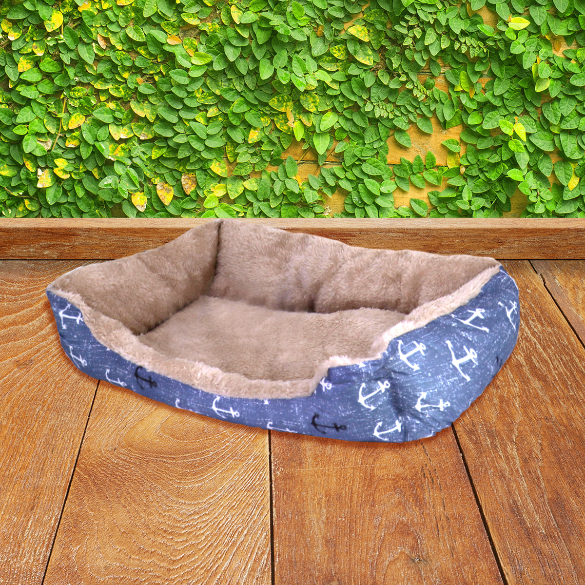 Cama para Mascota, color Azul, 38x24x11cm