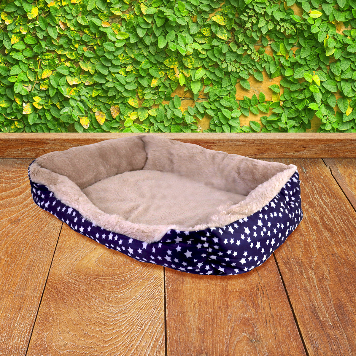 Cama para Mascota, color Azul Marino, 38x24x11cm