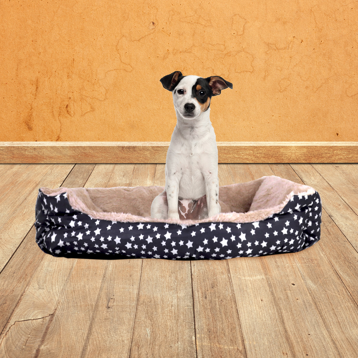 Cama para Mascota, color Azul Marino, 38x24x11cm