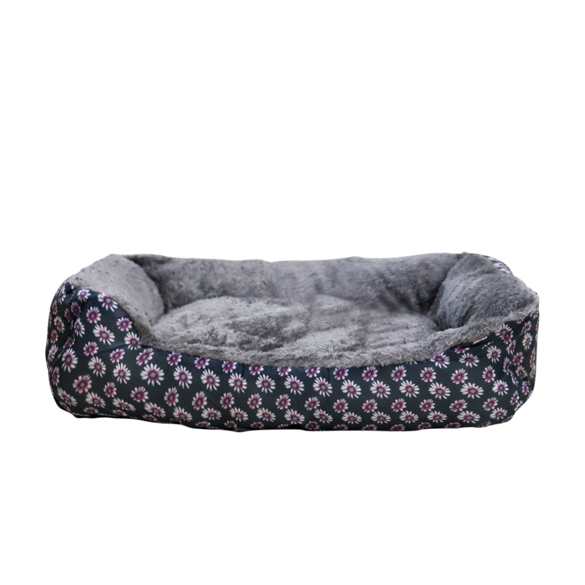 Cama para Mascota, con Diseño de Flores, 43x32x12cm