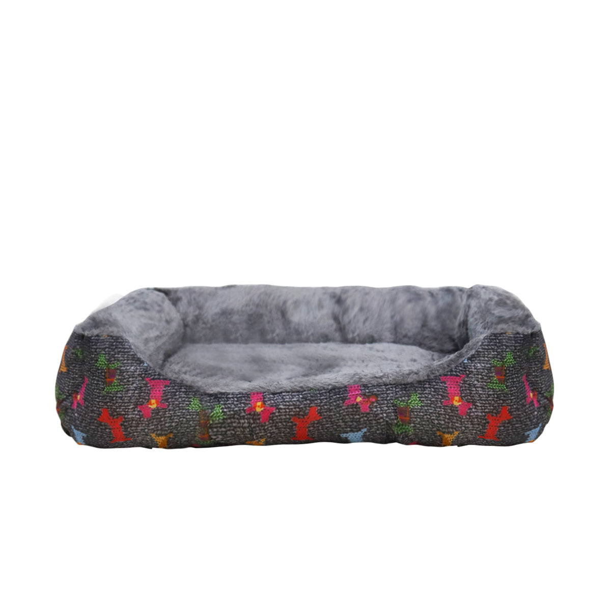 Cama para Mascota, con Diseño de Perritos, 43x32x12cm