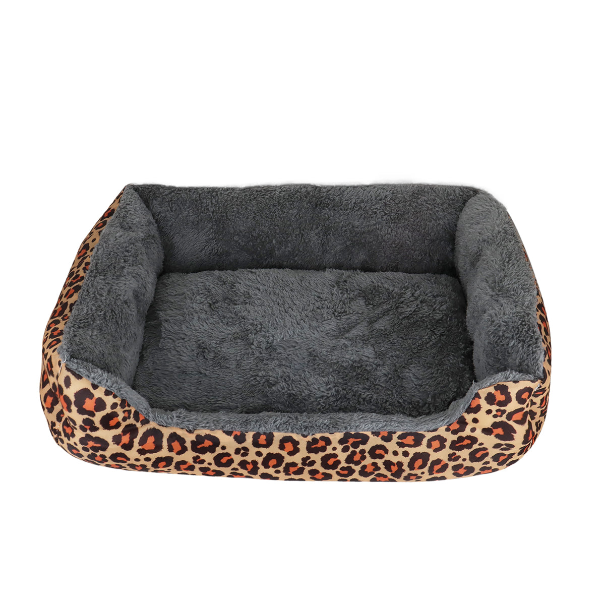 Cama con Diseño de Leopardo para Mascota