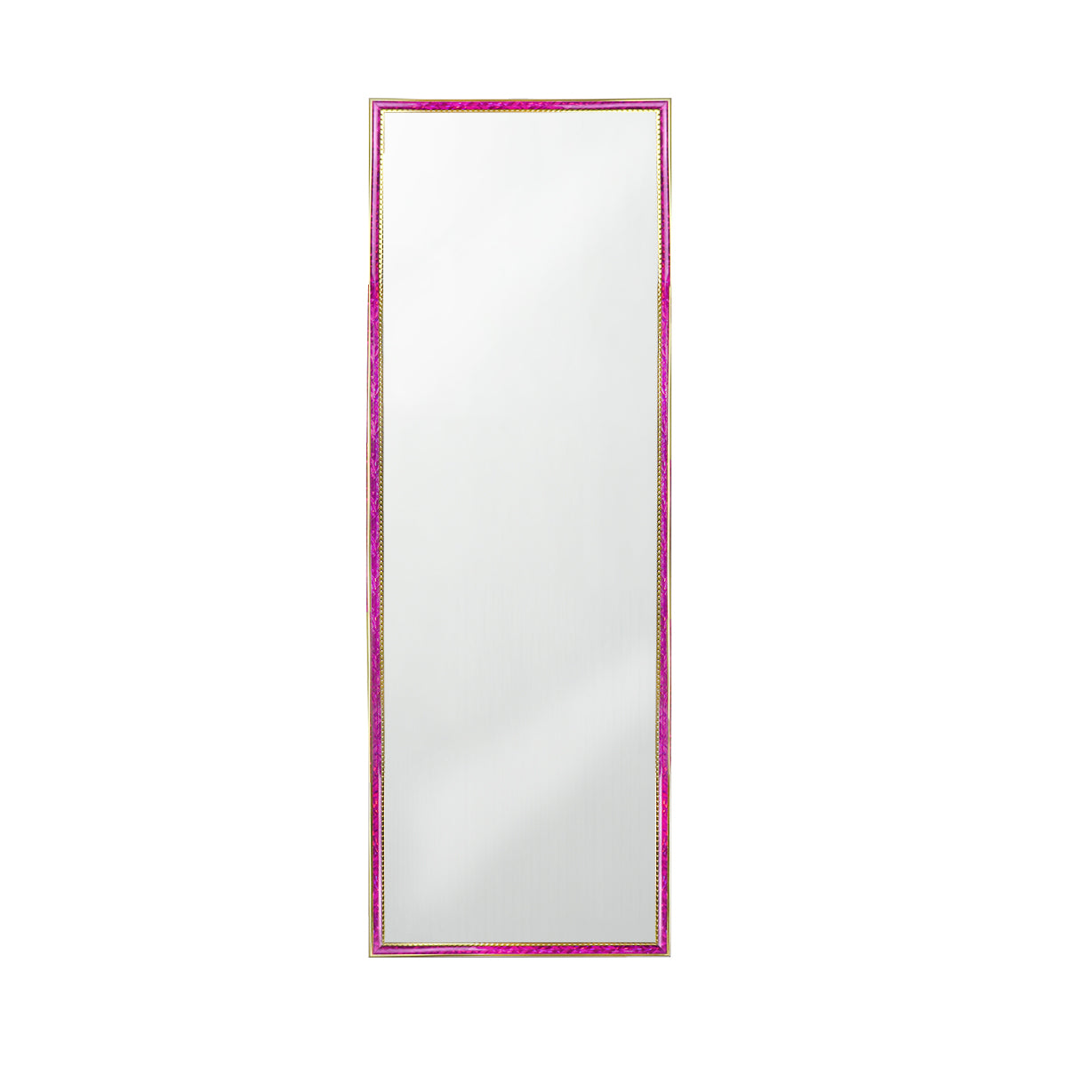 Espejo con Marco Rosa con Dorado, 30x90 cm
