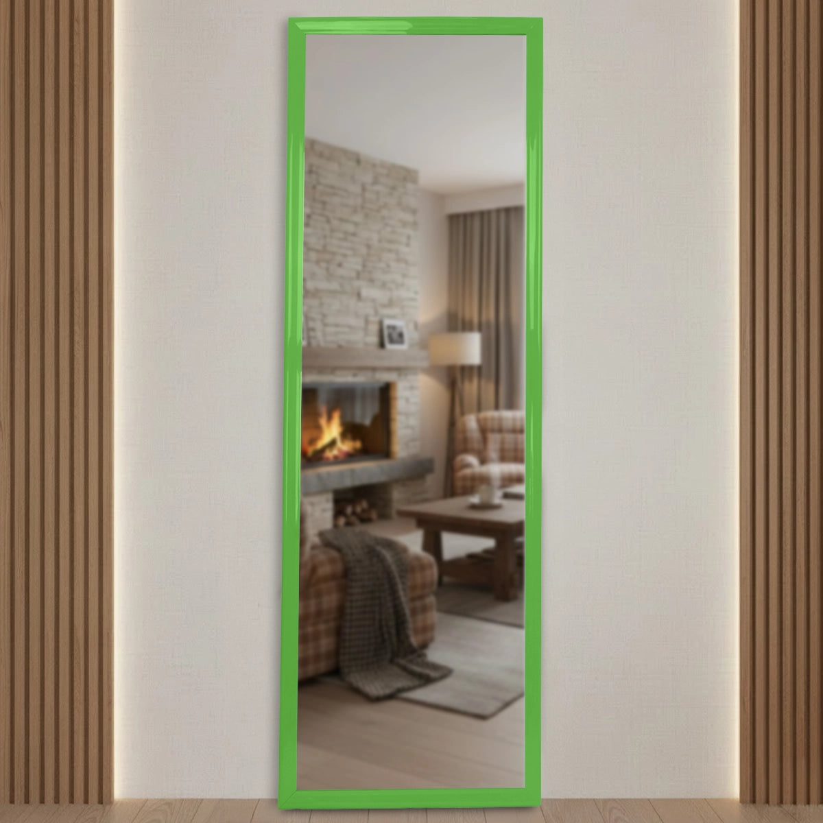 Espejo Grande, Color Verde