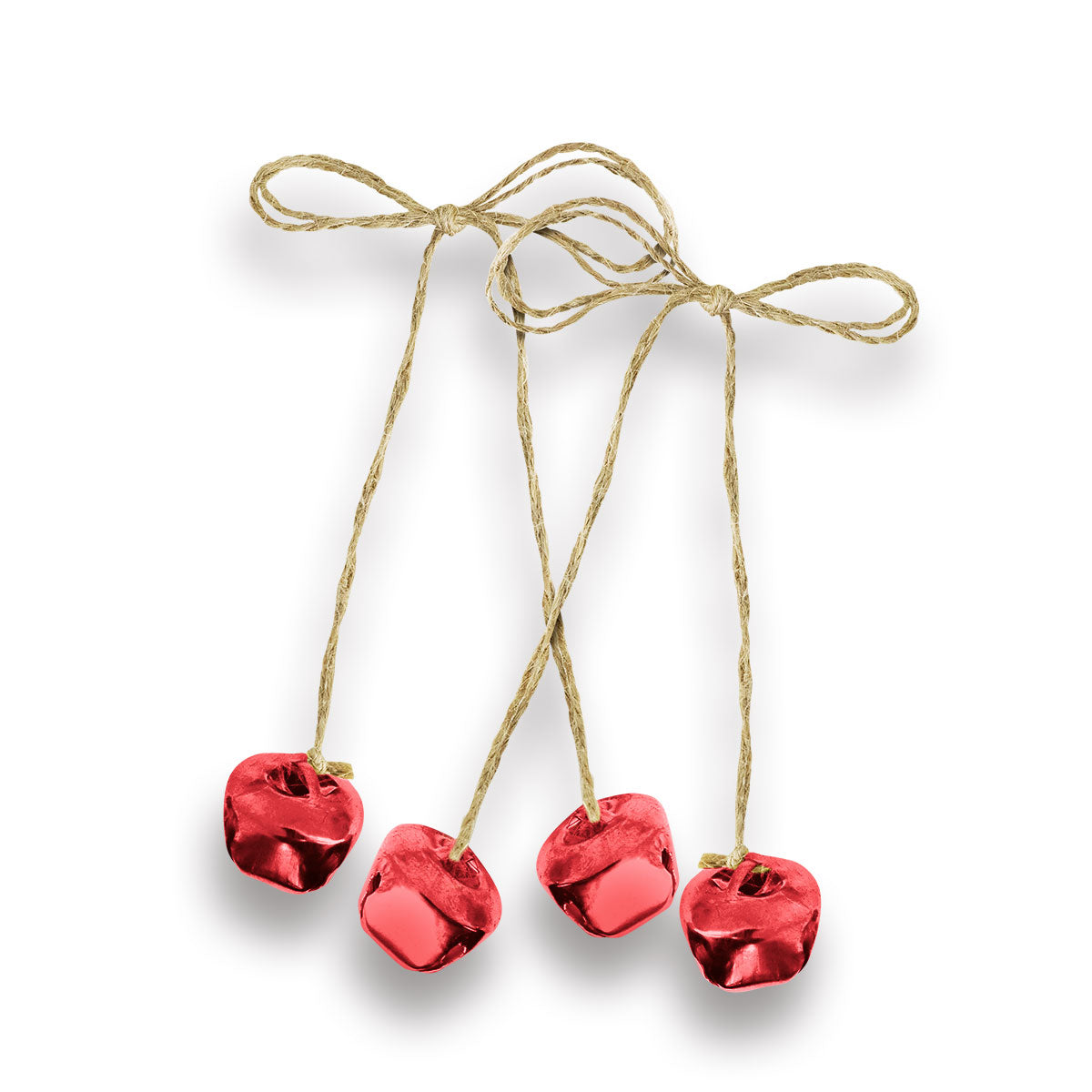 Set de 2 Cascabeles Navideños color Rojo