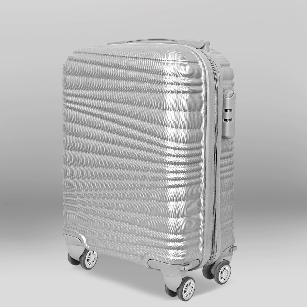 Maleta de Viaje Aerlis, Color Gris, 40.6x19x30cm