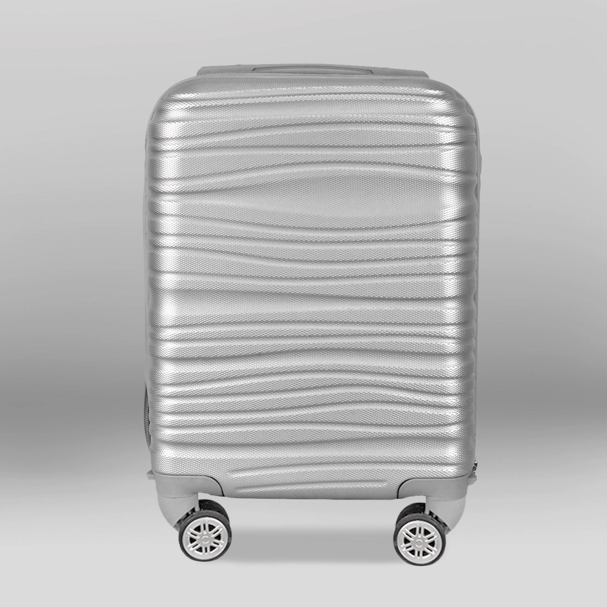 Maleta de Viaje Volarex, Color Gris 40.6x19x30cm