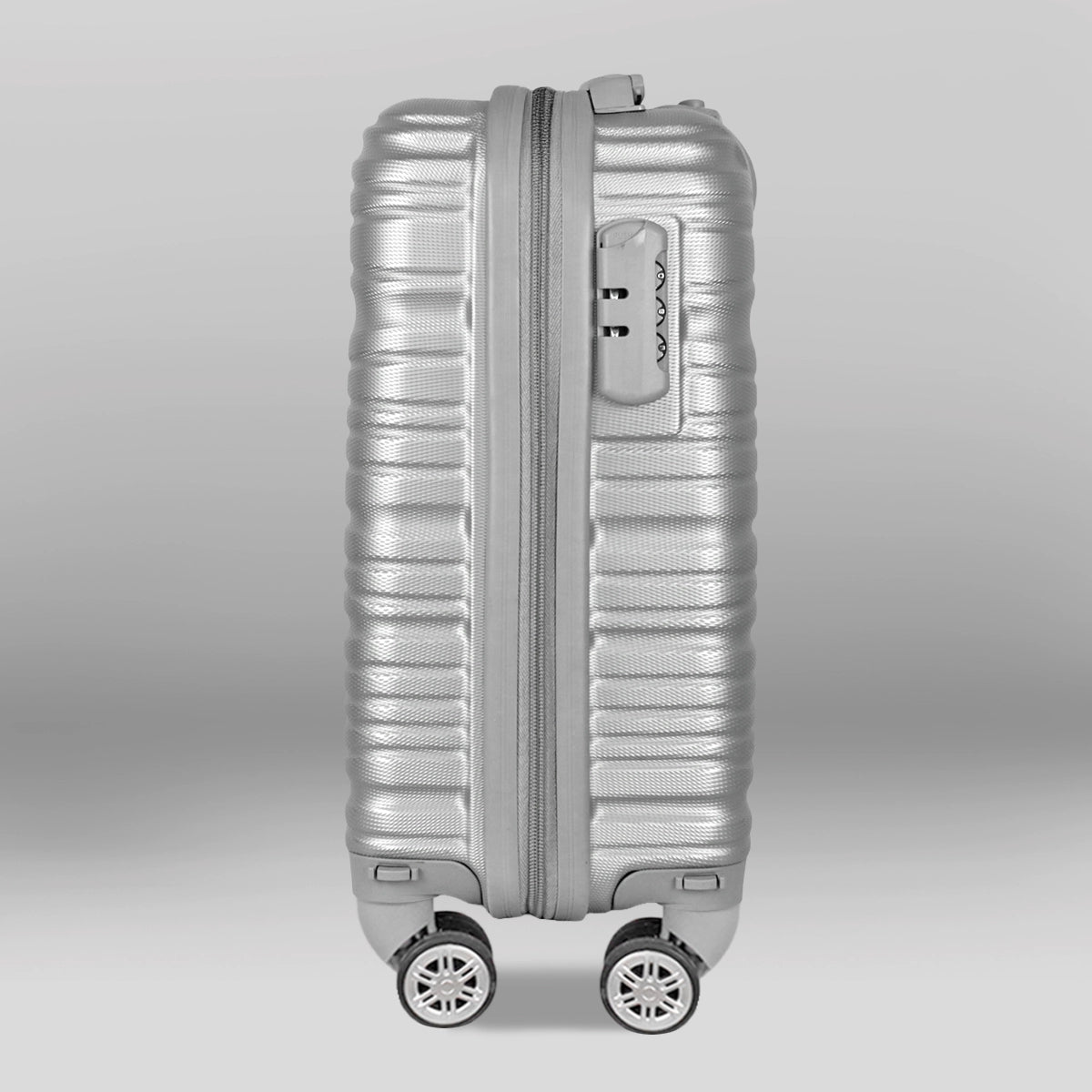 Maleta de Viaje Volarex, Color Gris 40.6x19x30cm