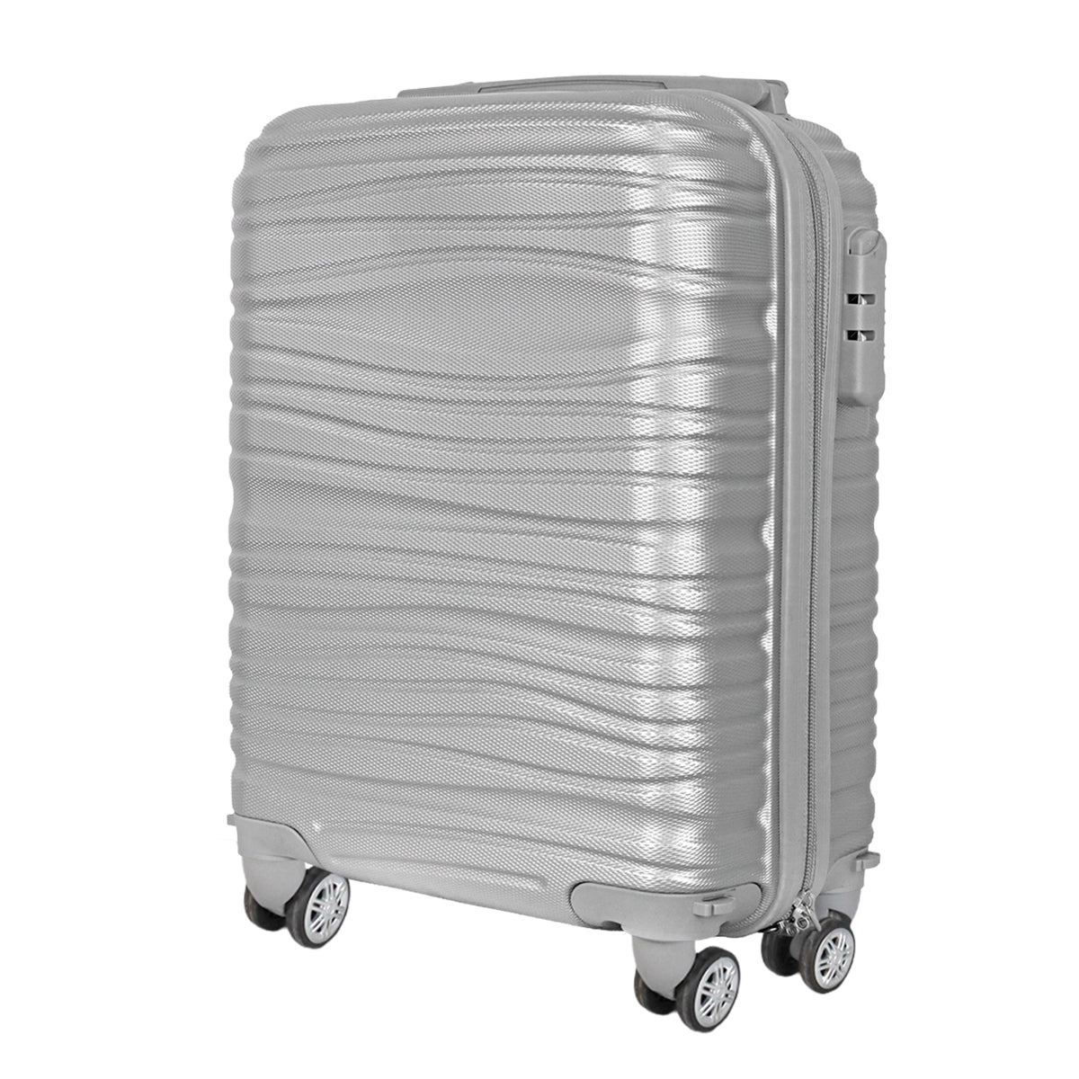 Maleta de Viaje Volarex, Color Gris 40.6x19x30cm