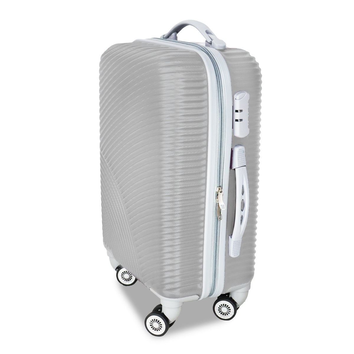 Maleta de Viaje Kenia, Color Gris 40.6x19x30cm