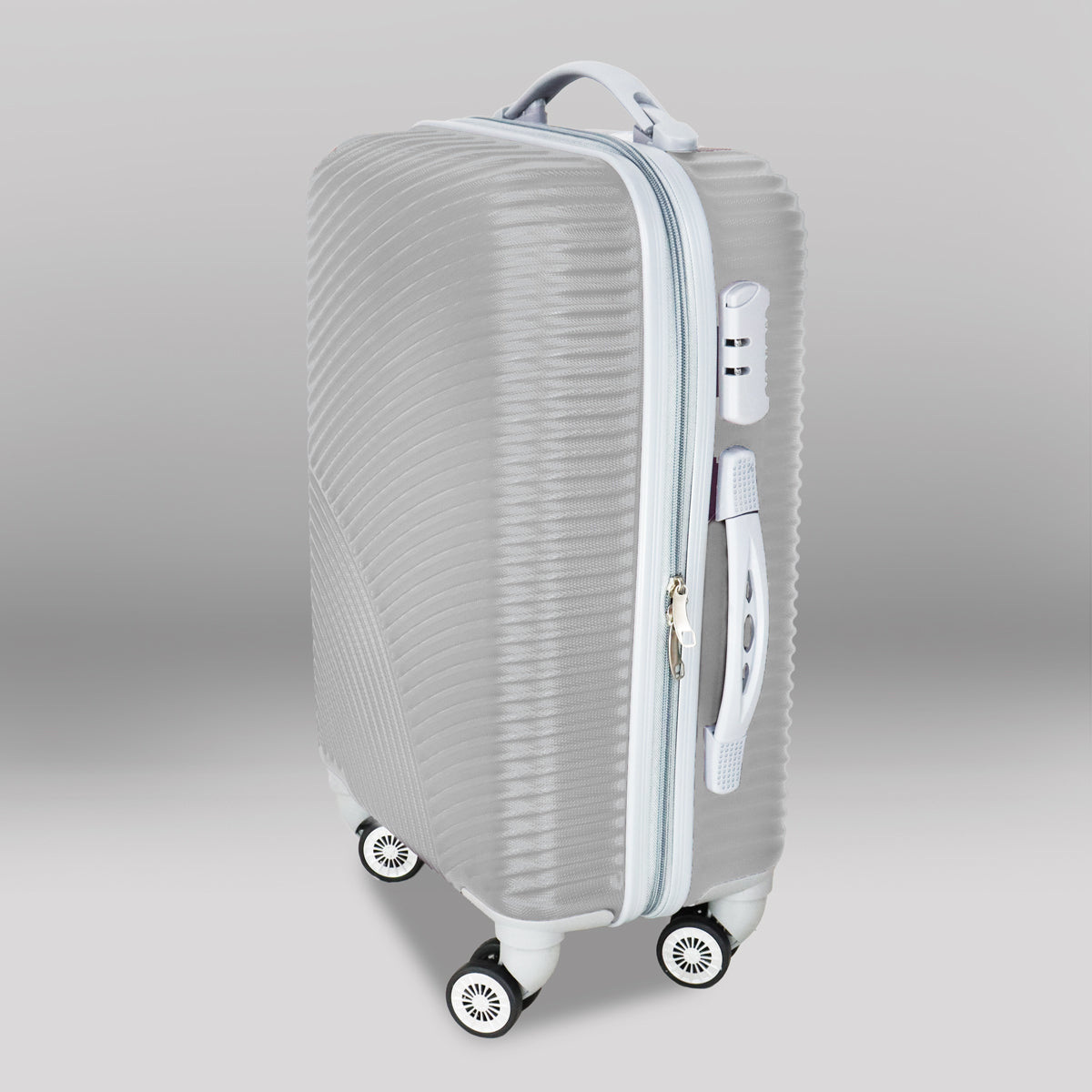 Maleta de Viaje Kenia, Color Gris 40.6x19x30cm