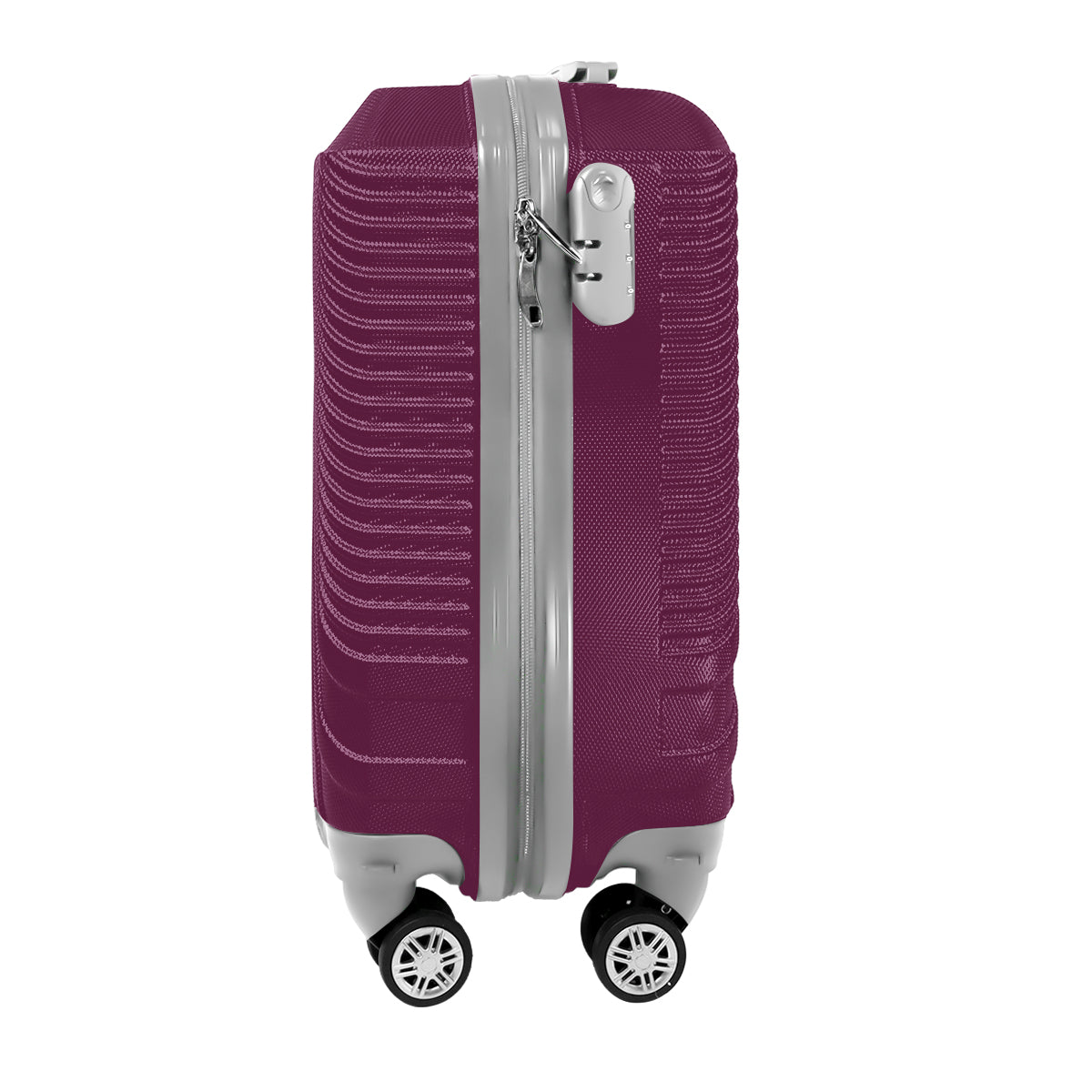 Maleta de Viaje, color Morado 40.6x19x30cm
