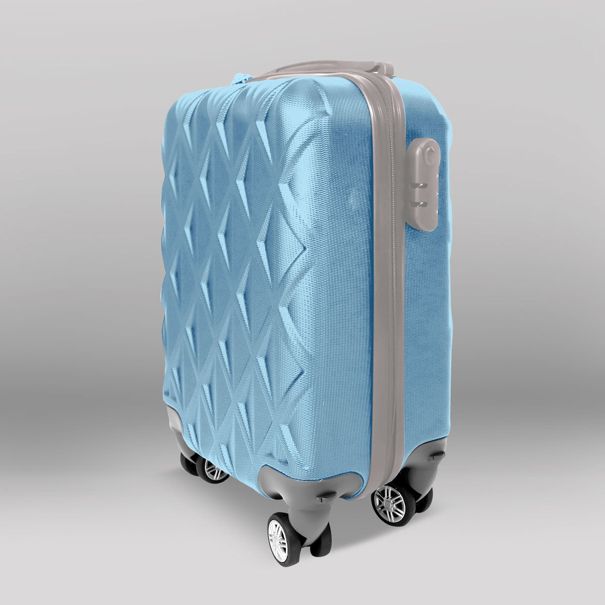 Maleta de Viaje, color Azul Cielo 40.6x19x30cm