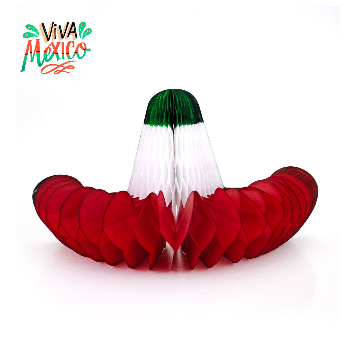 Decoración Colgante de Sombrero Tricolor para Fiestas Patrias