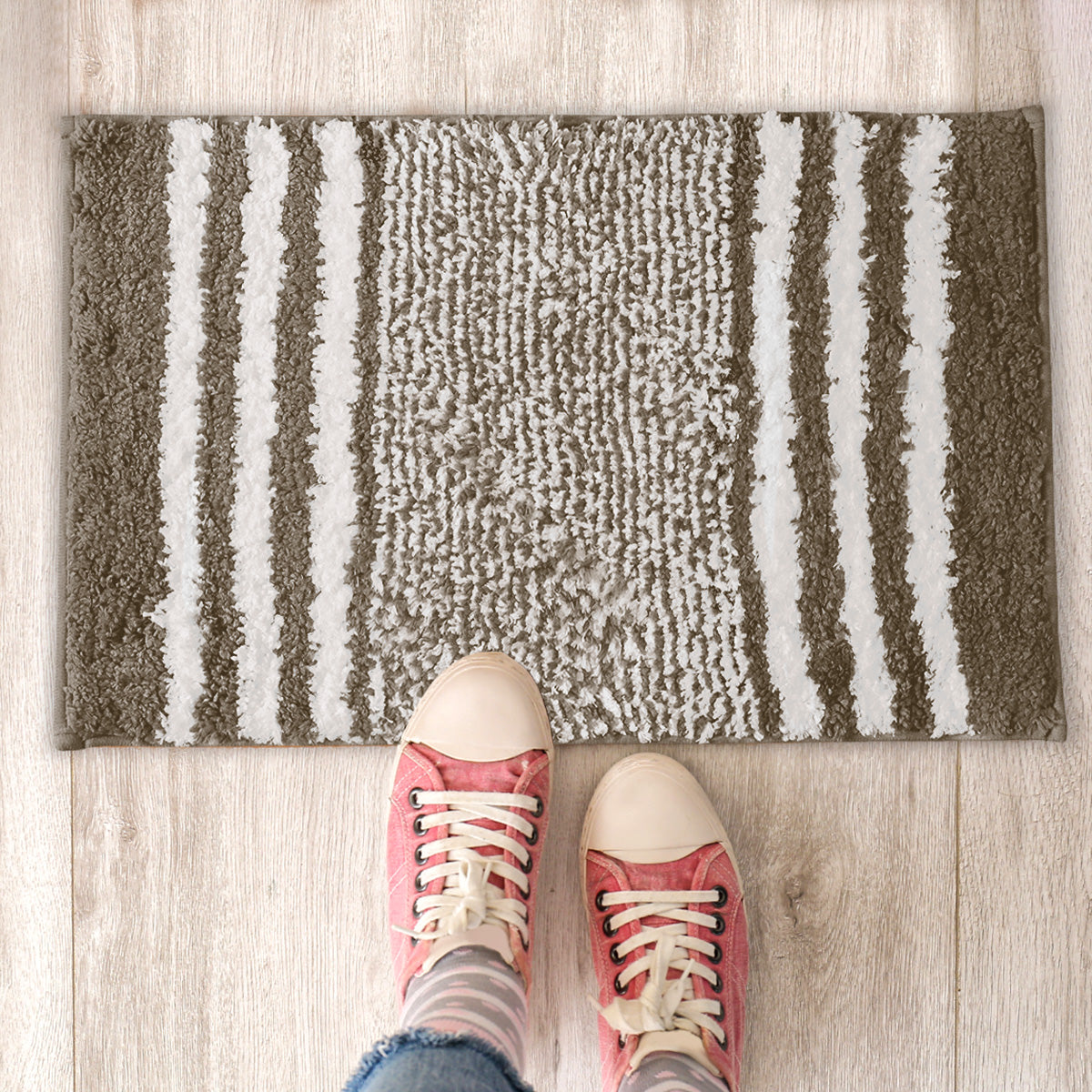 Tapete Decorativo Afelpado color Café