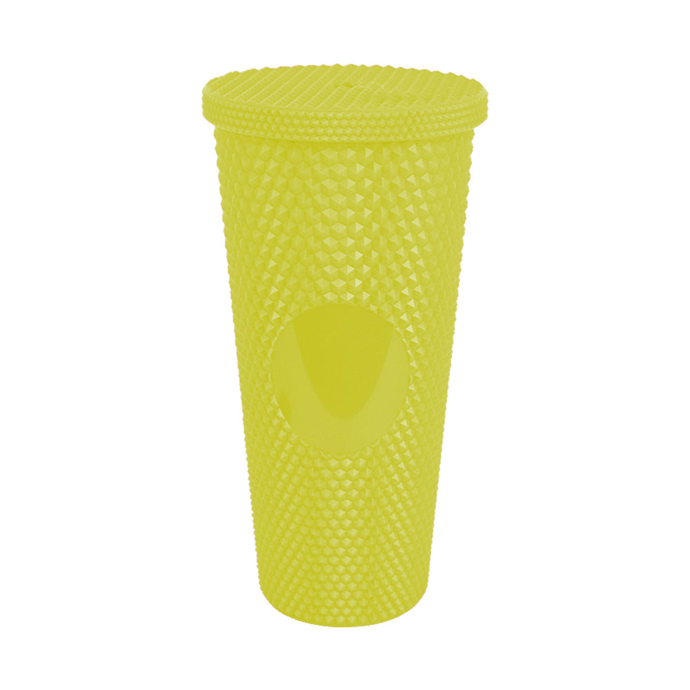 Vaso Texturizado color Amarillo, 650ml
