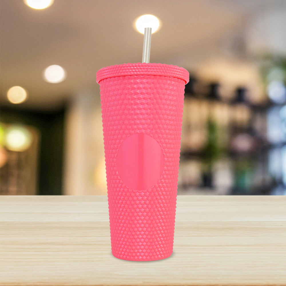 Vaso Texturizado color Rosa, 650ml