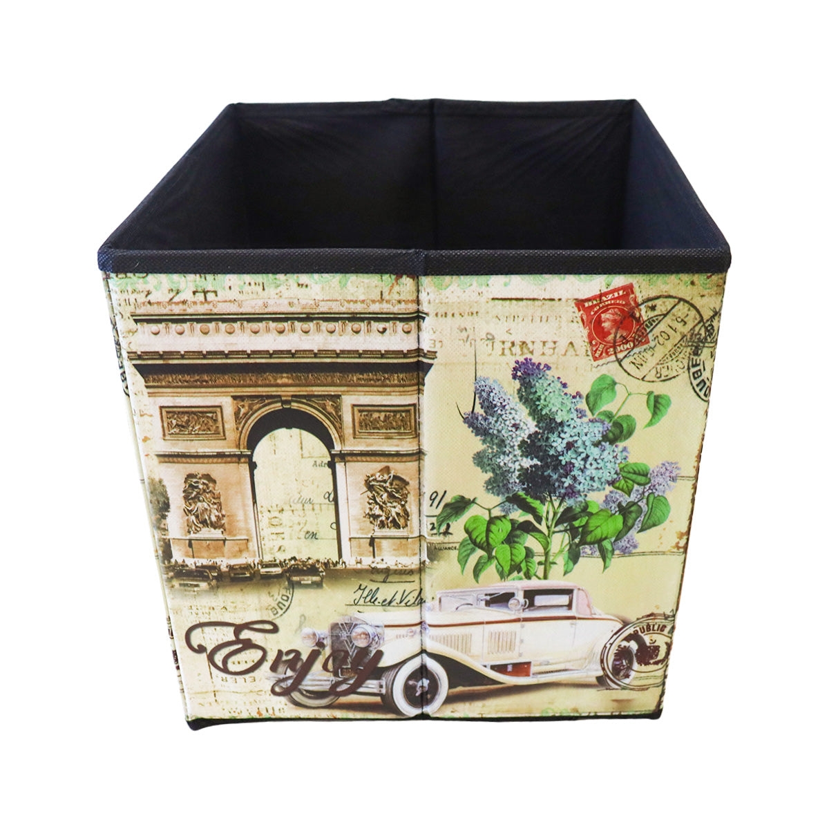 Caja Cuadrada para Almacenamiento, Diseño Clásico