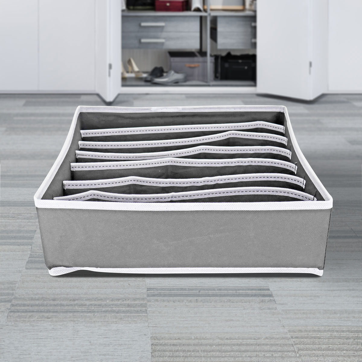 Caja de Almacenamiento, Non Woven, color Gris