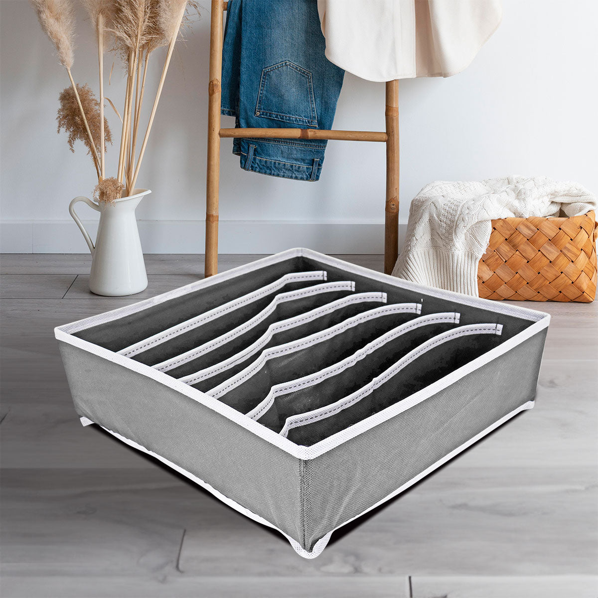 Caja de Almacenamiento, Non Woven, color Gris