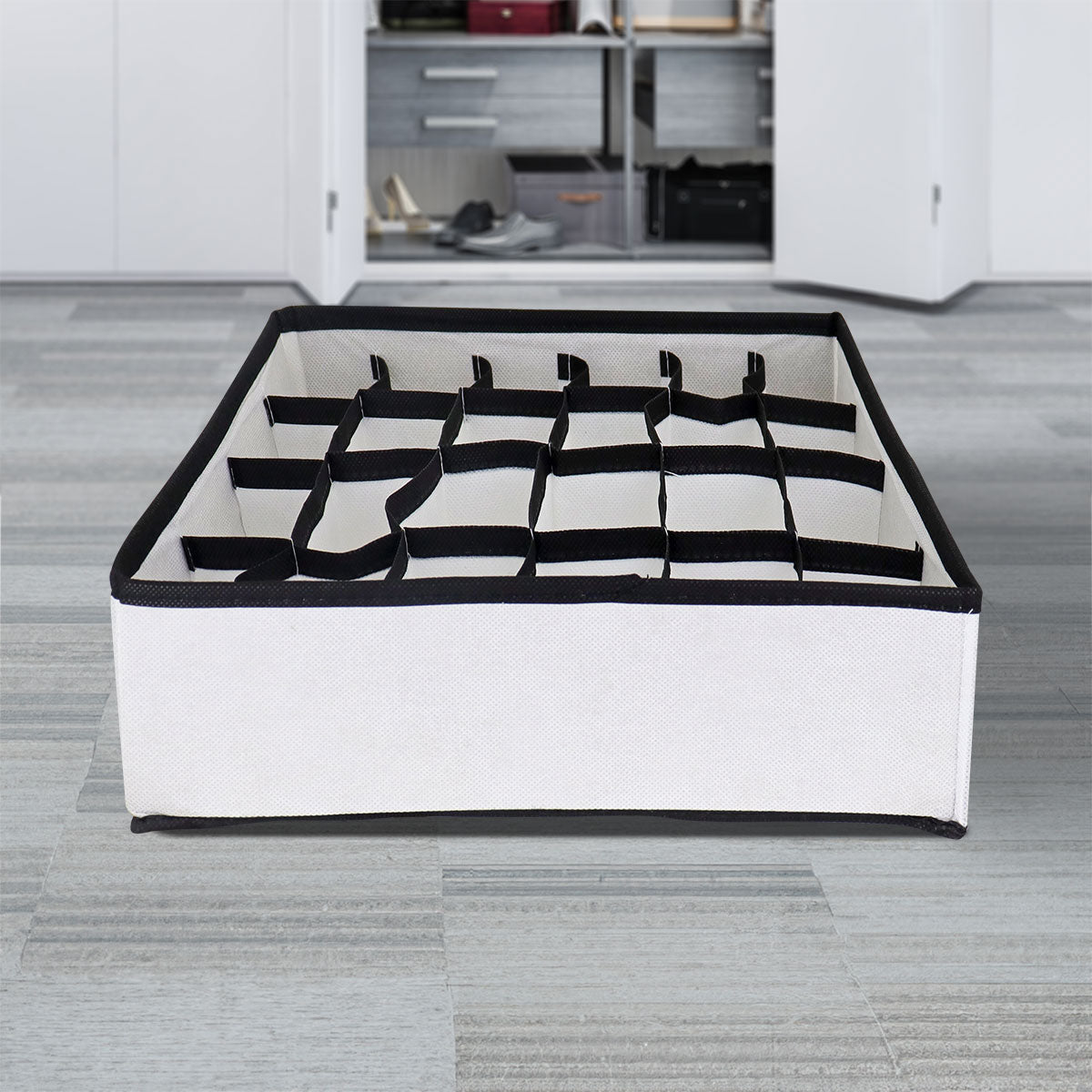 Caja de Almacenamiento, Non Woven, color Hueso