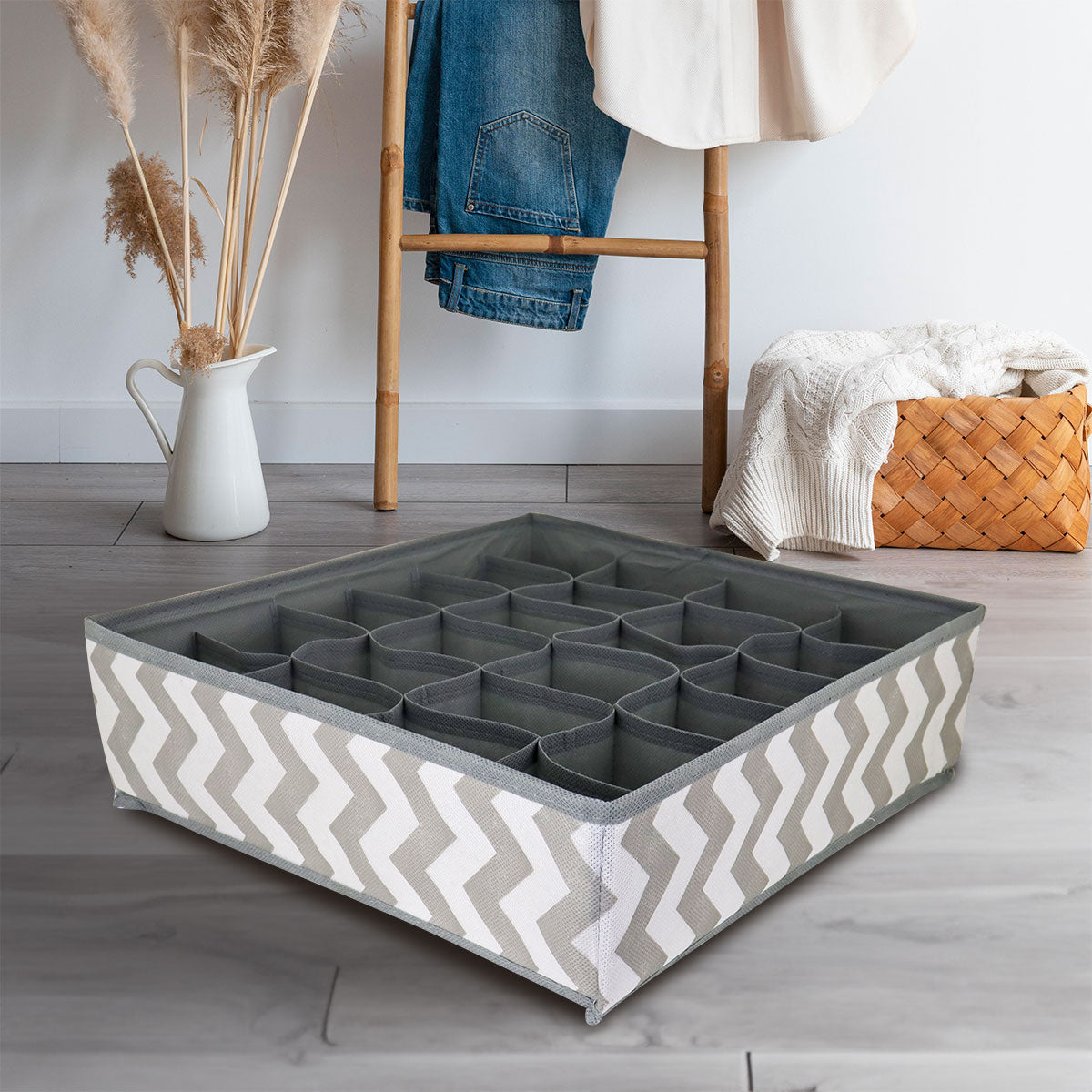 Caja de Almacenamiento, Non Woven, Diseño de Zig Zag