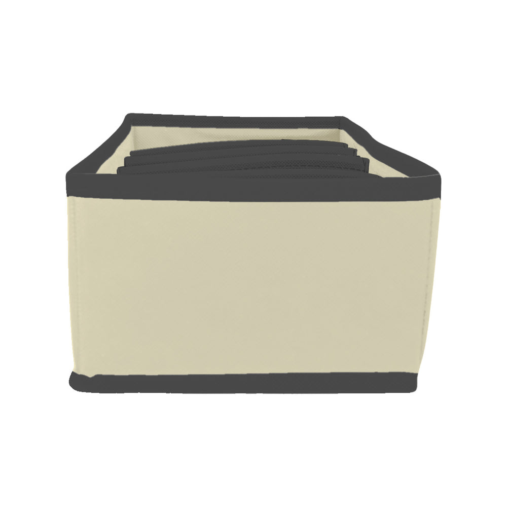Caja de Almacenamiento, Non Woven, color Beige, 30x15x10cm