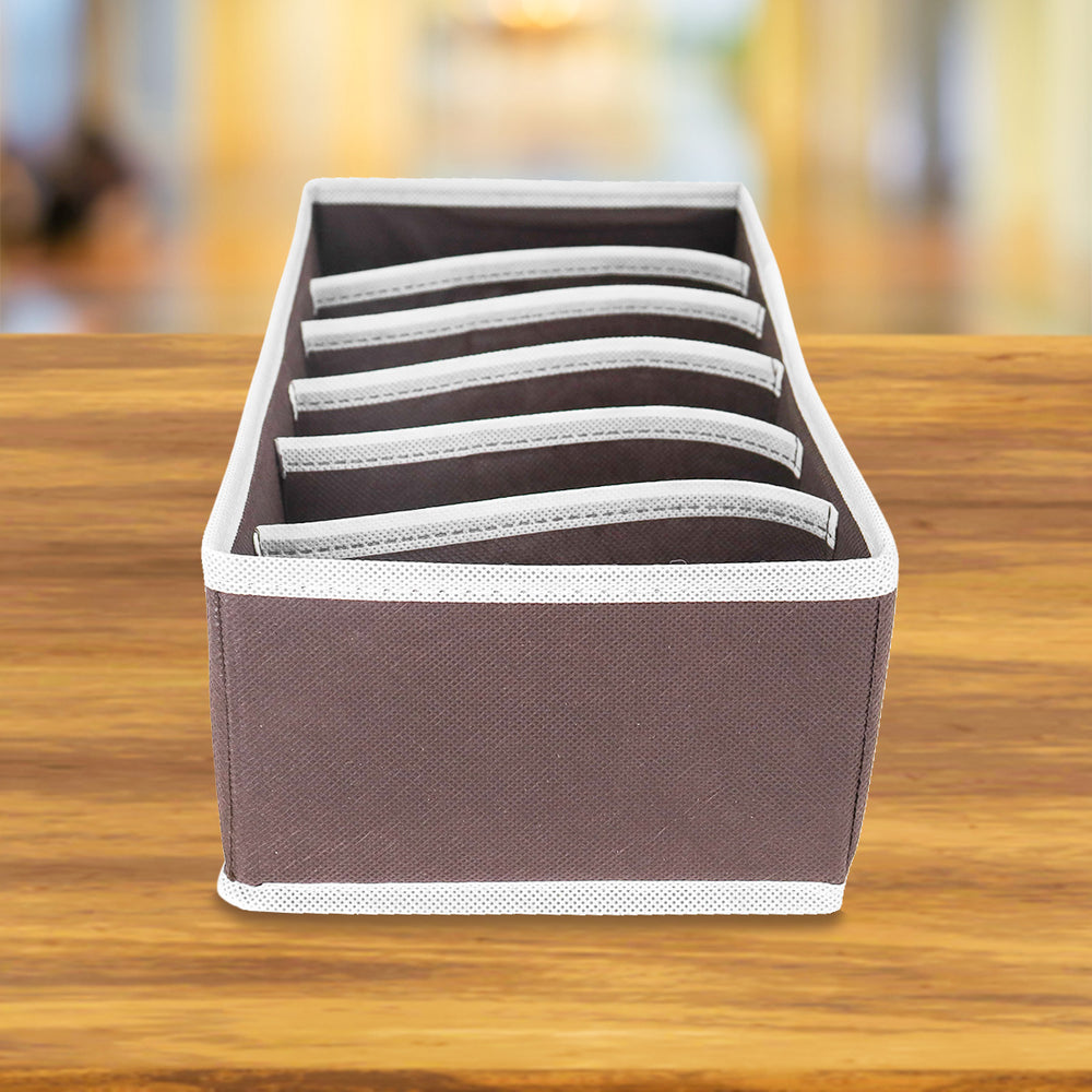 Caja de Almacenamiento, Non Woven, color Chocolate, 30x15x10cm
