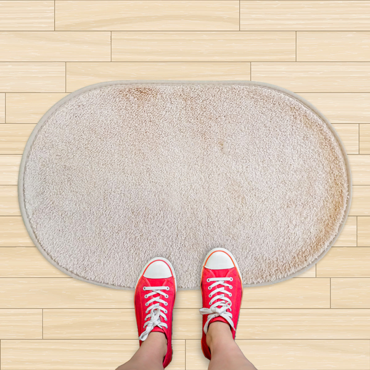 Tapete Decorativo color Beige, 35x55cm