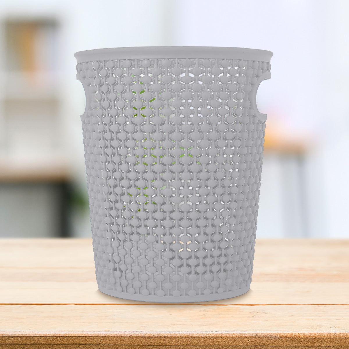 Canasta Calada Organizadora Multiusos color Gris, 16cm