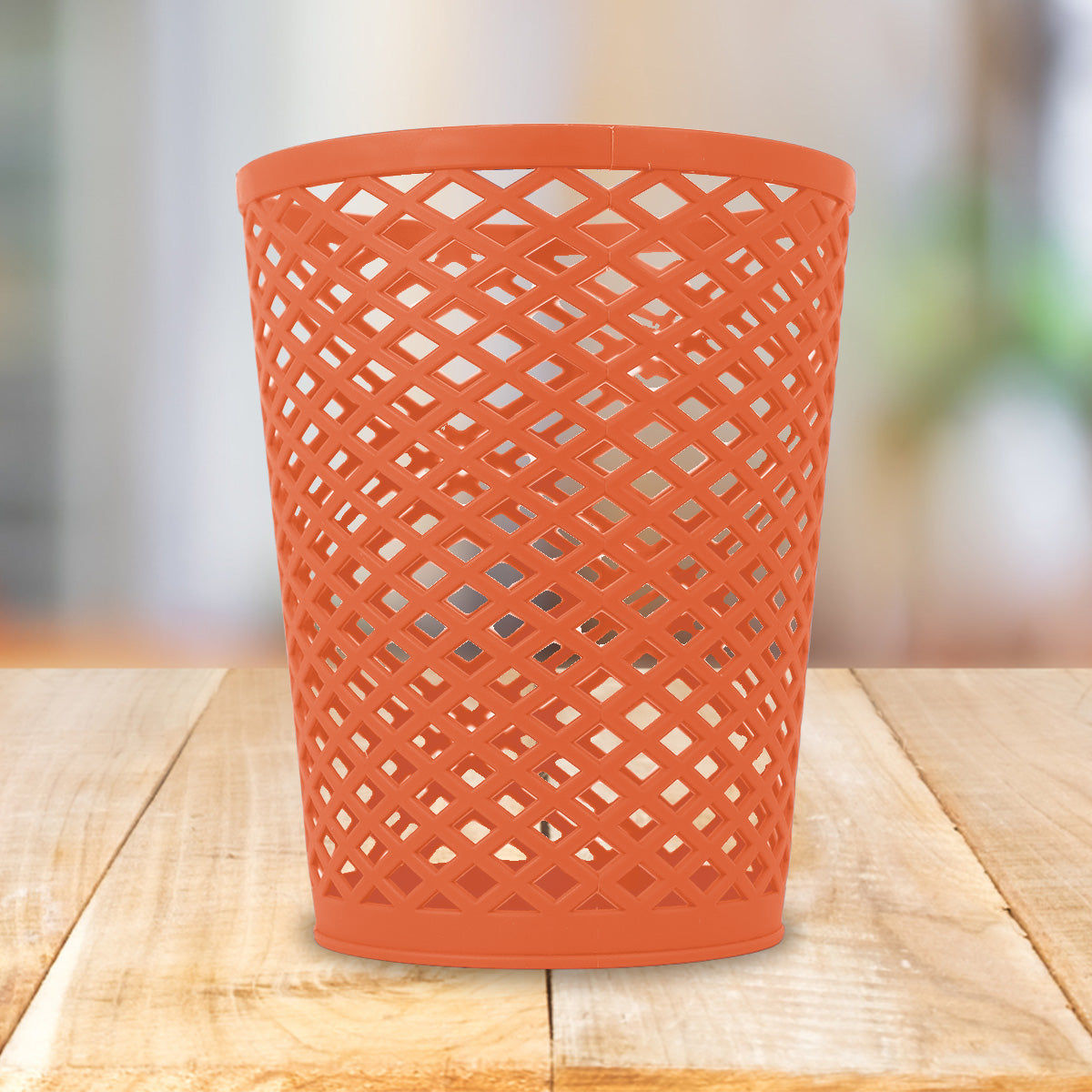 Canasta Calada Organizadora Multiusos color Naranja