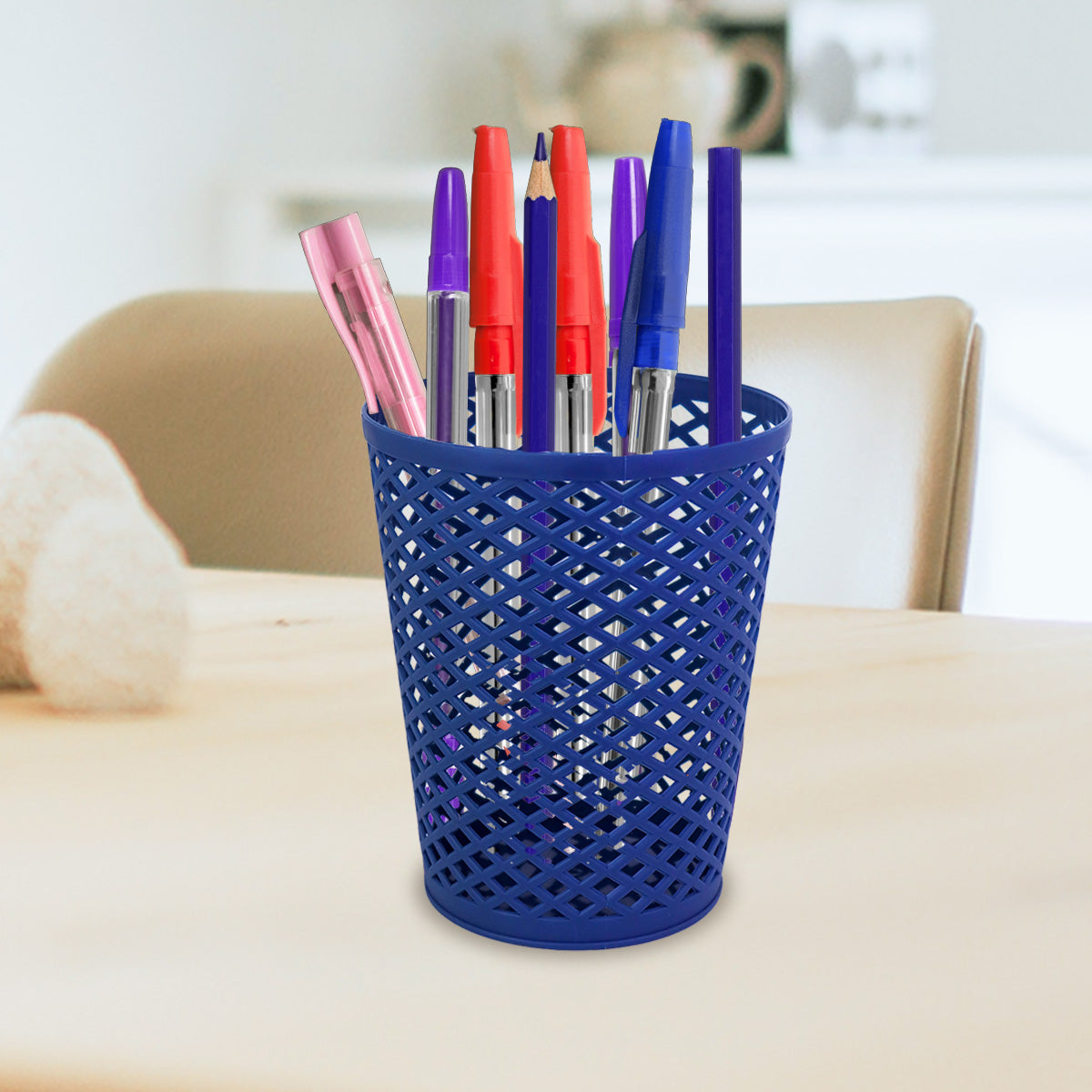 Canasta Calada Organizadora Multiusos color Azul