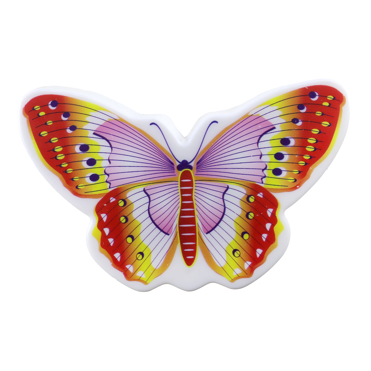 Lámpara LED de Pared en Forma de Mariposa, color Rojo