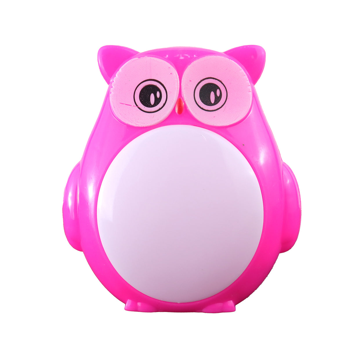 Lámpara LED de Pared en Forma de Búho, color Fucsia