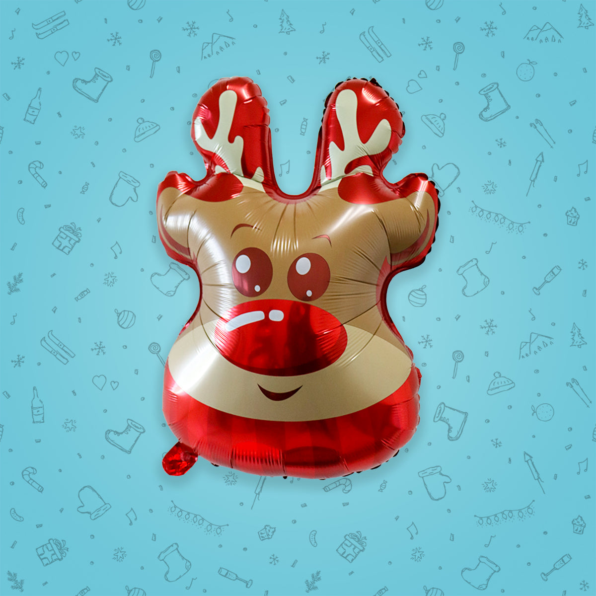 Globo Navideño en Forma de Reno