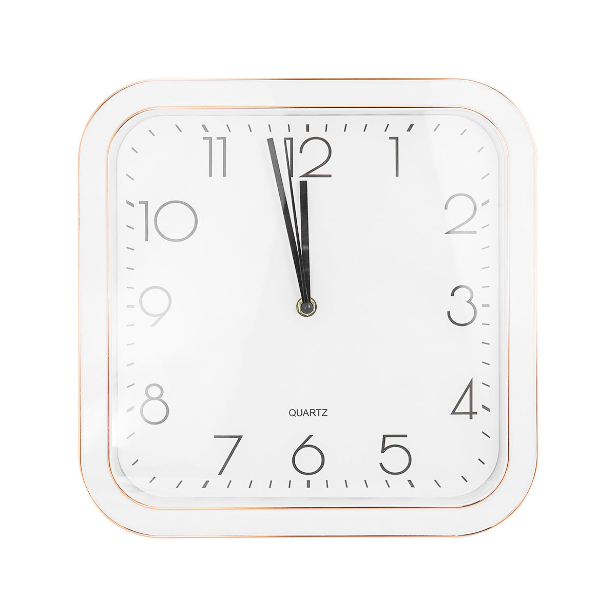 Reloj Cuadrado de Pared, color Blanco