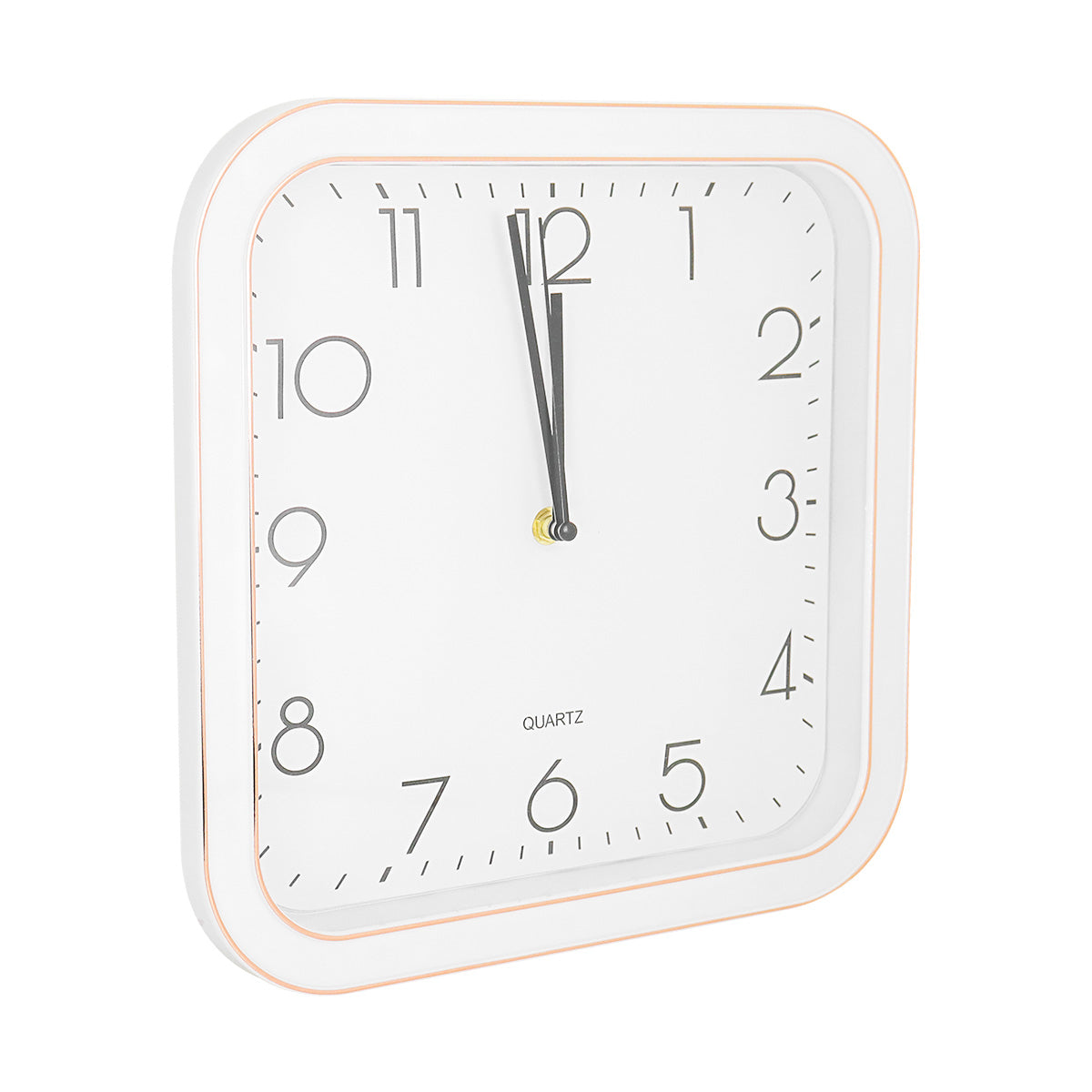 Reloj Cuadrado de Pared, color Blanco