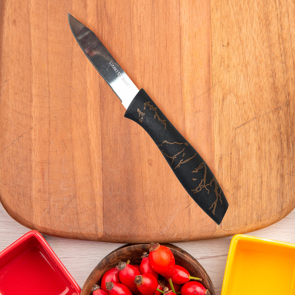 Set de 3 Cuchillos Inkanto color Negro para Cocina