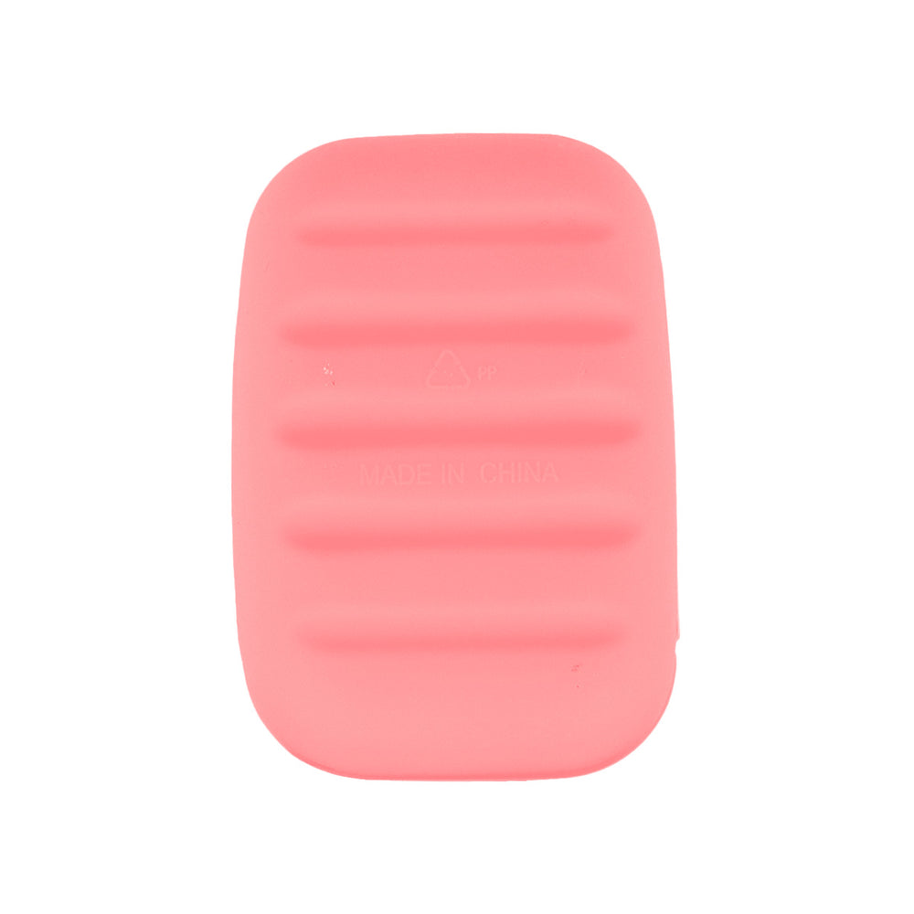 Jabonera Portátil, color Rosa