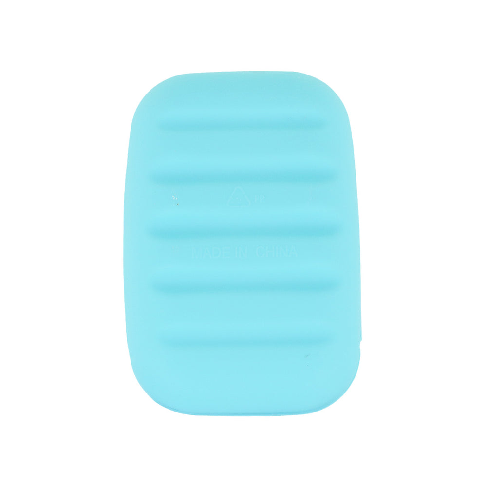 Jabonera Portátil, color Turquesa