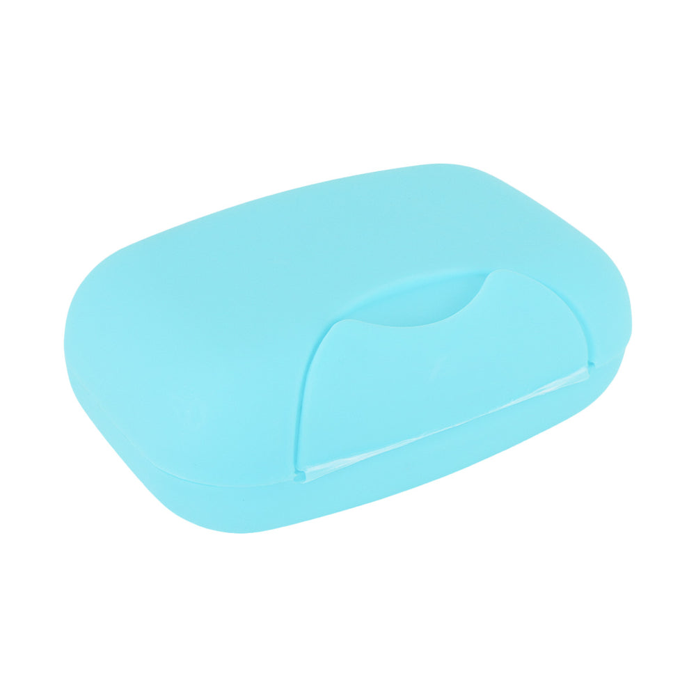 Jabonera Portátil, color Turquesa