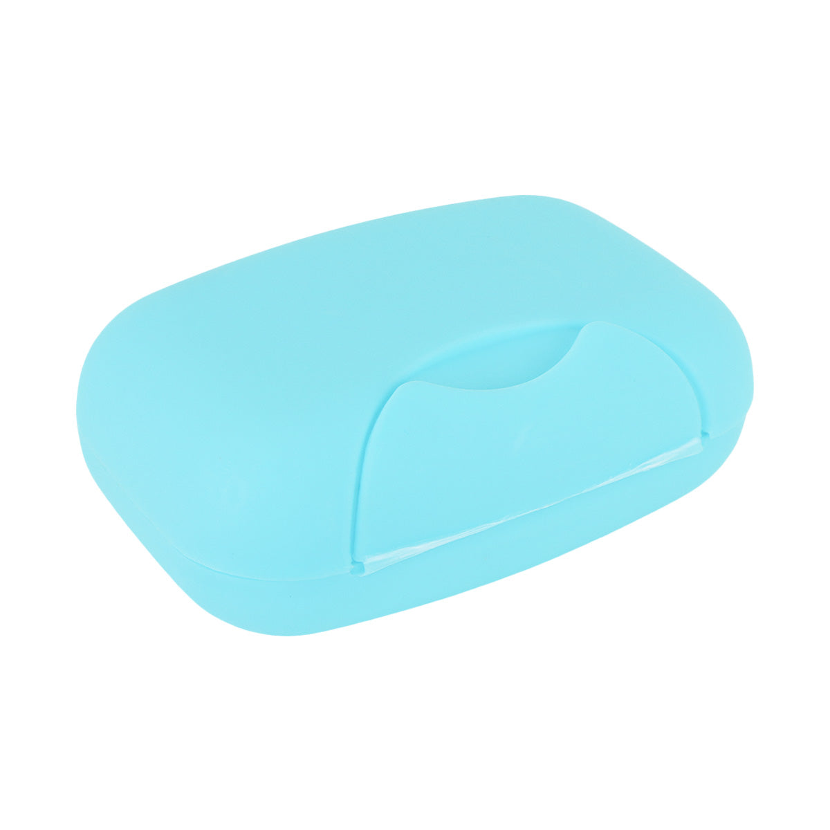 Jabonera Portátil, color Turquesa