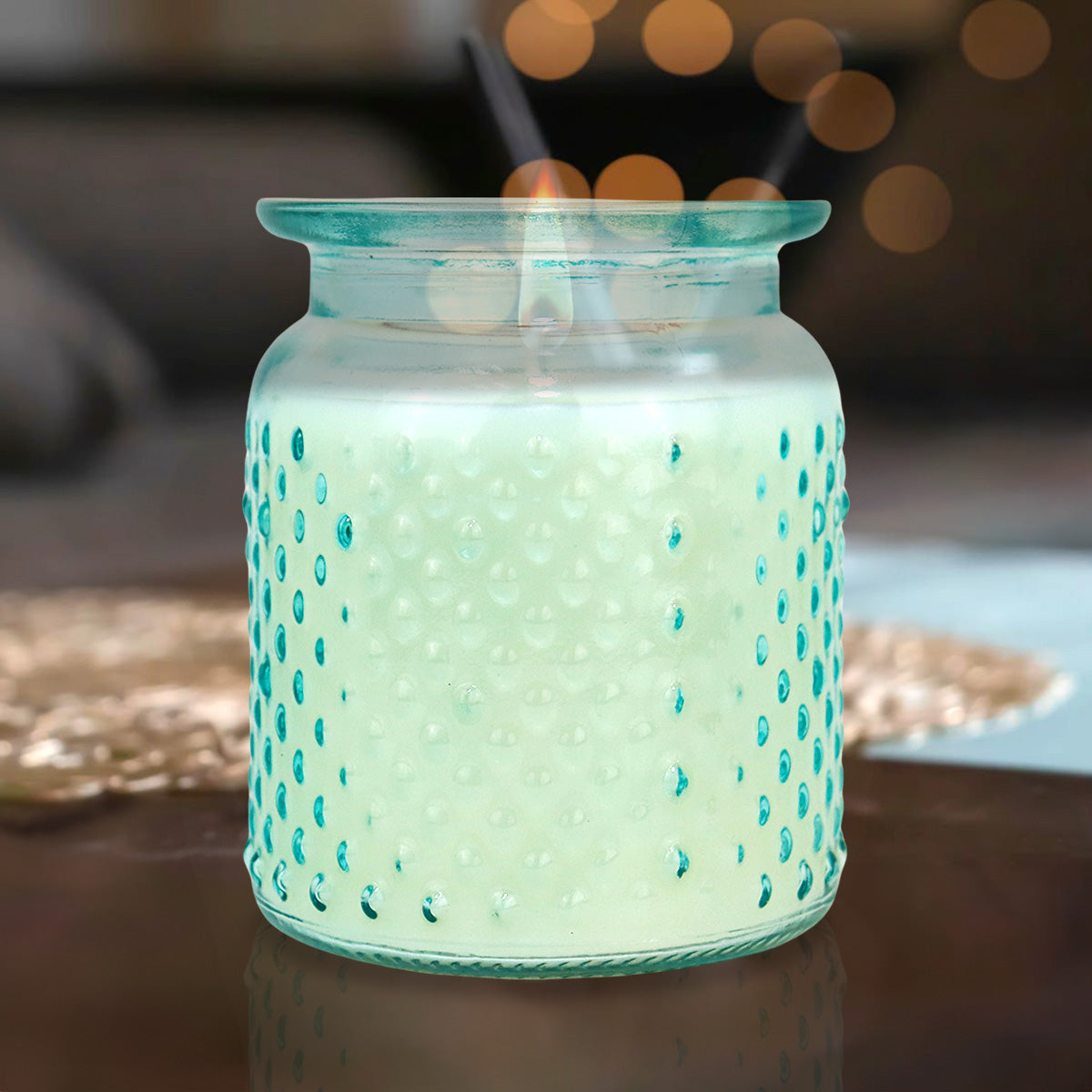Vela en Tarro de Cristal, 227 gr