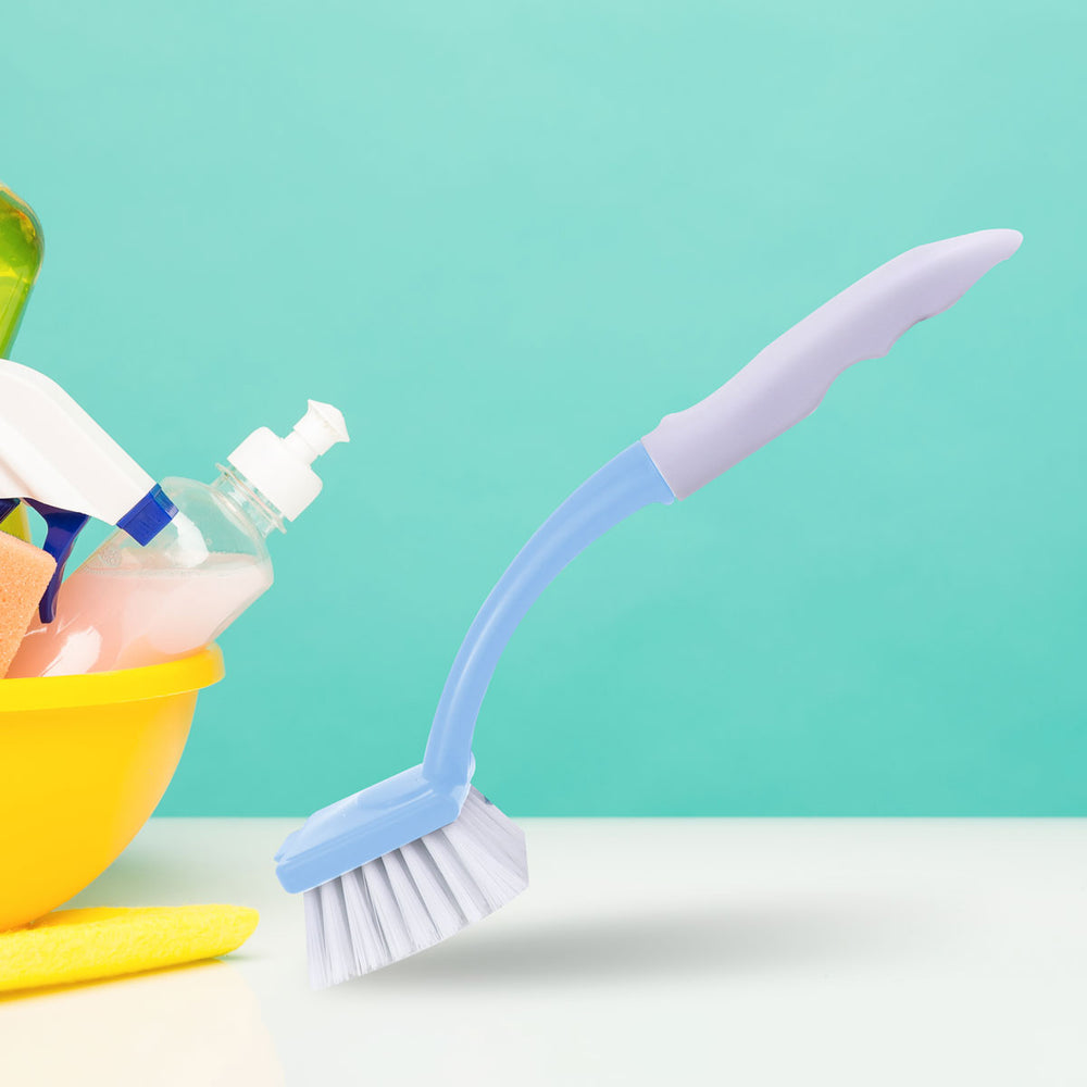 Cepillo Multiusos con Mango, color Azul, 28x5cm