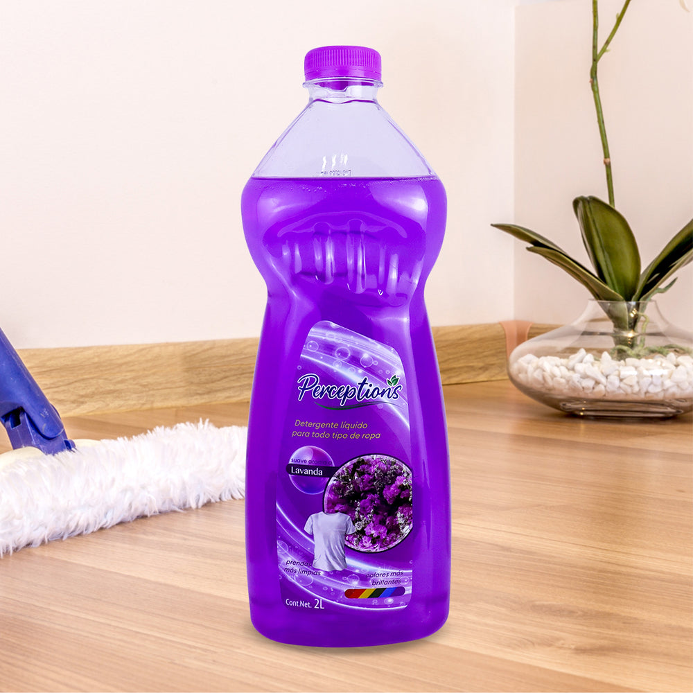Perceptions, Detergente Líquido con Aroma a Lavanda, 2lt.