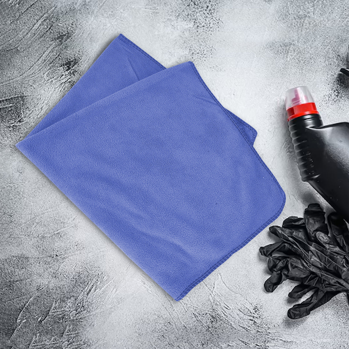 Toalla de Microfibra color Azul para Auto, 50x50cm, Tuning1