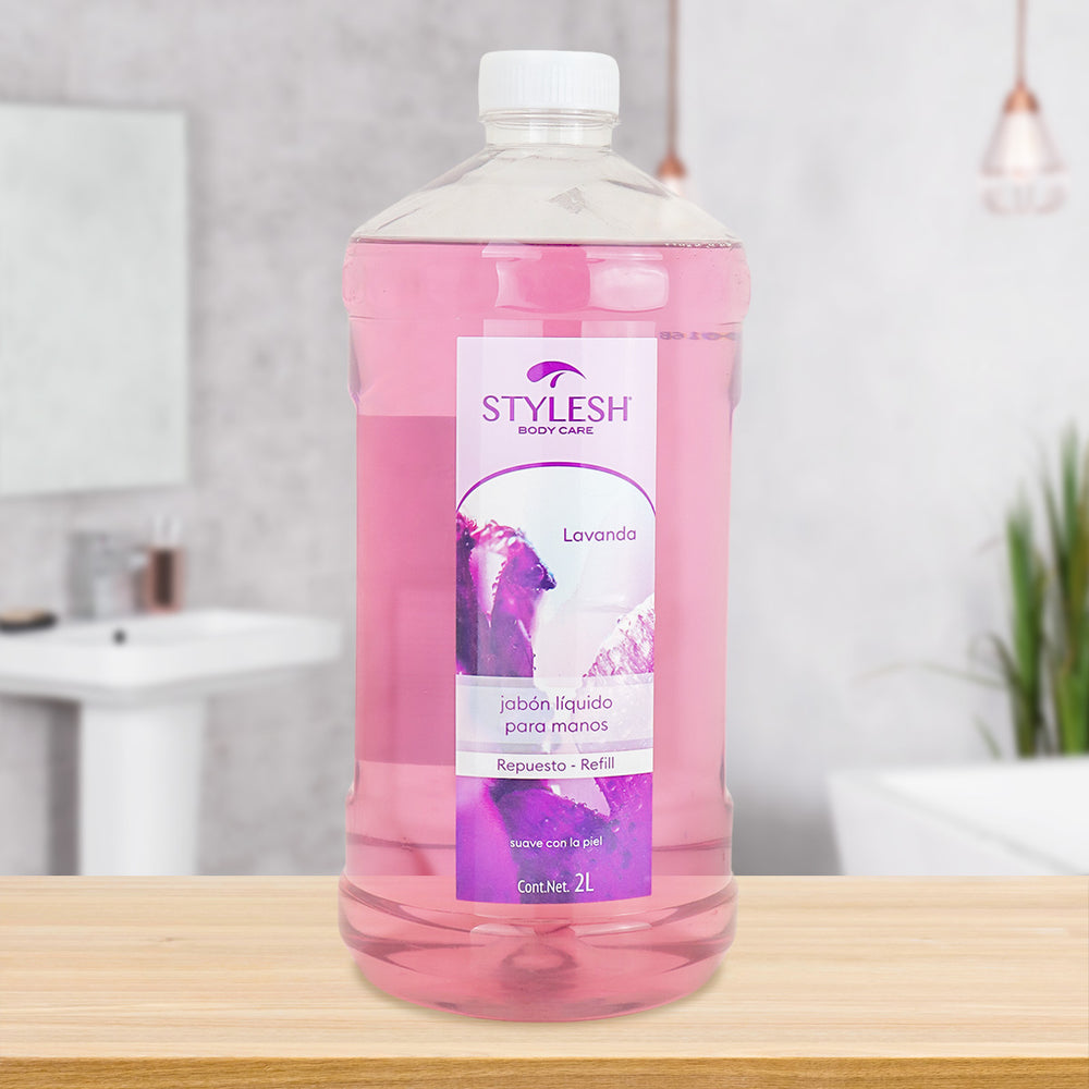 Jabón Líquido para Manos, Aroma Lavanda, Stylesh, 2L