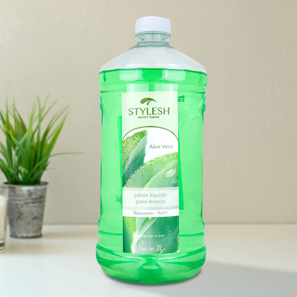 Jabón Líquido para Manos, Aloe Vera, Stylesh, 2L