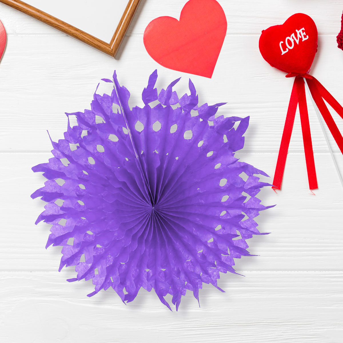 Decoración Colgante para San Valentín, color Lila